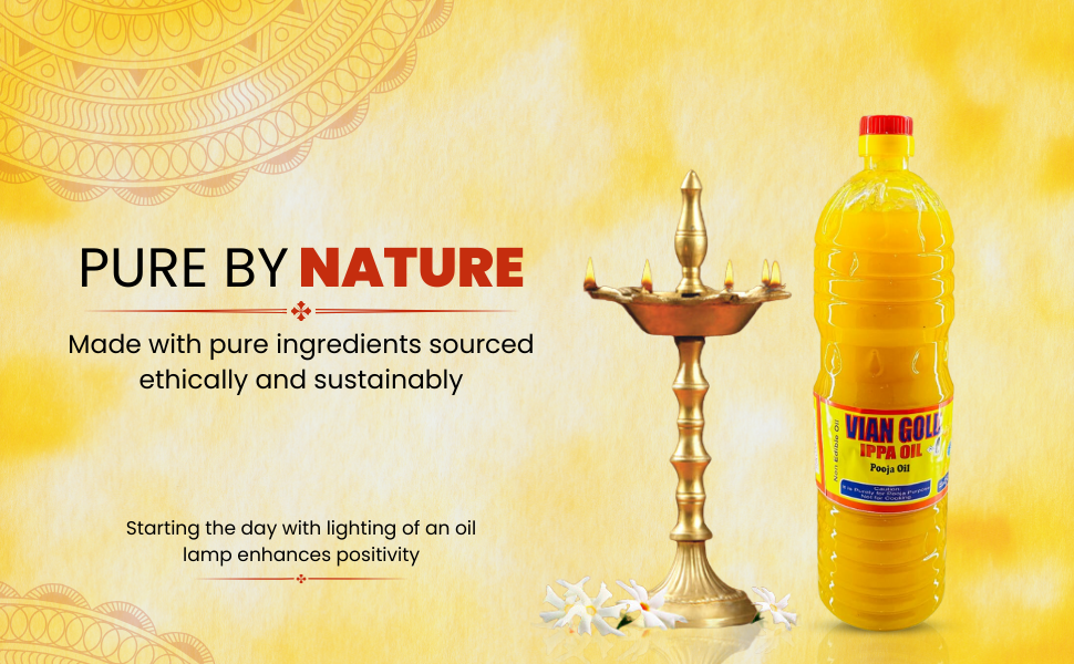 Vian Gold Mahua Oil 1000ml Pack of 2