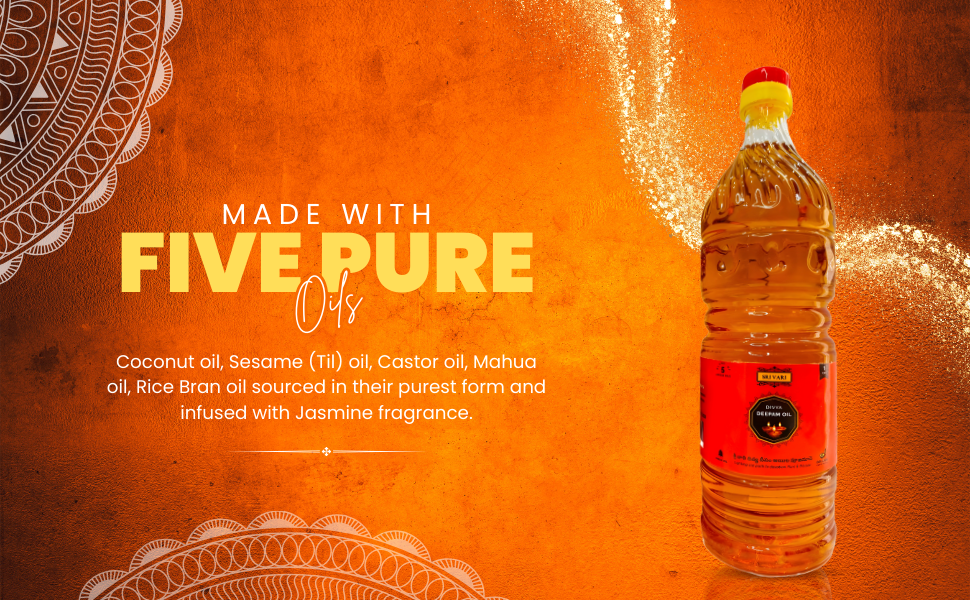 SRI VARI Divya Oil,1000 ml (PACK OF 2)