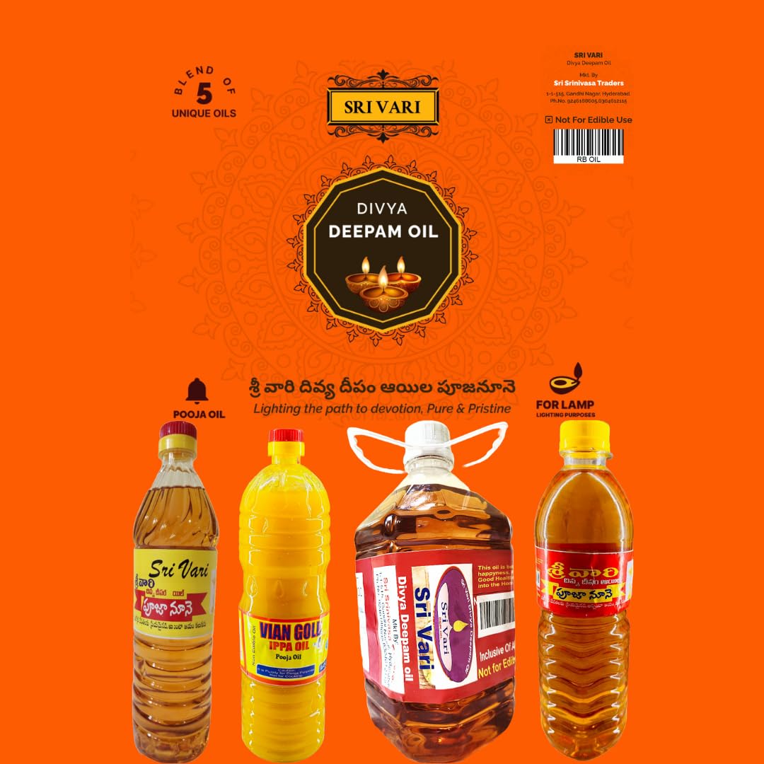 SRI VARI Divya Oil,1000 ml (PACK OF 2)