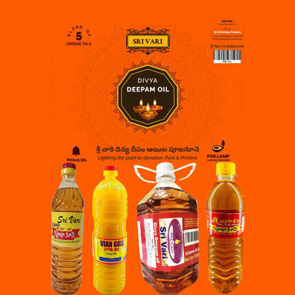 SRI VARI Divya Oil,1000 ml (PACK OF 2)
