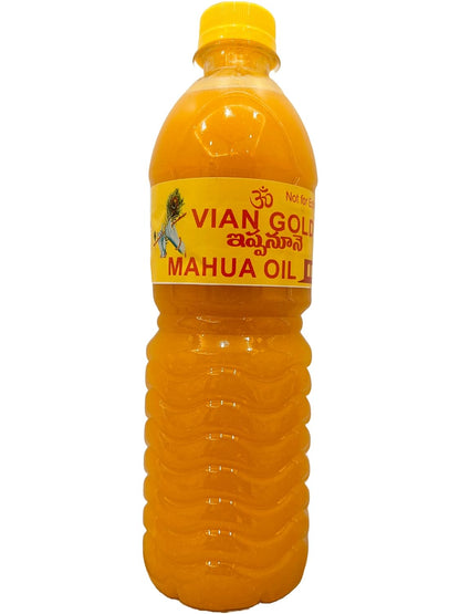 Vian Gold MAHUA Oil, 500 ML||PACK OF 2||